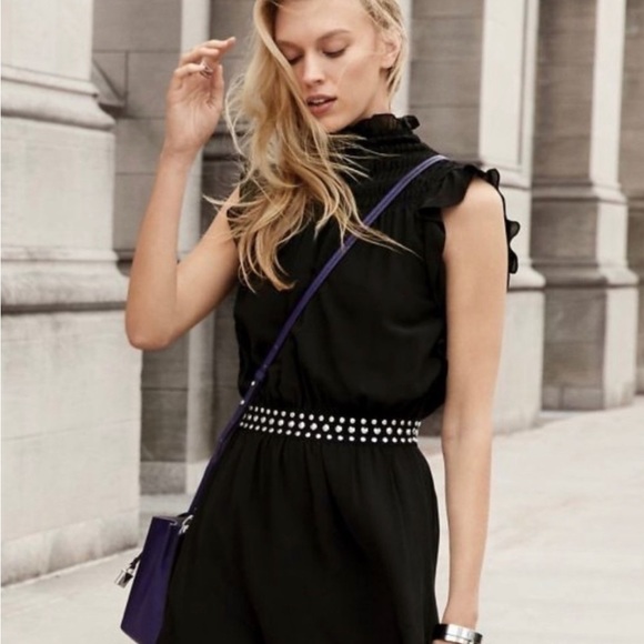 MICHAEL Michael Kors Dresses & Skirts - Michael Kors Studded Waist Ruffled Dress